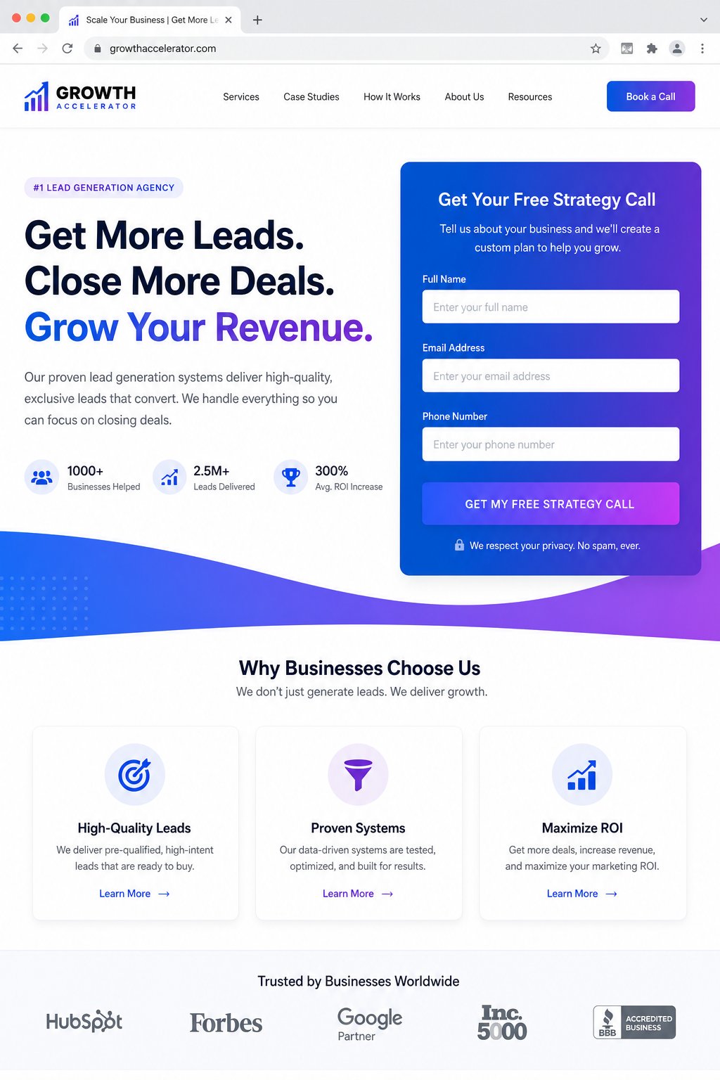 High-Converting Lead Generation Funnel preview