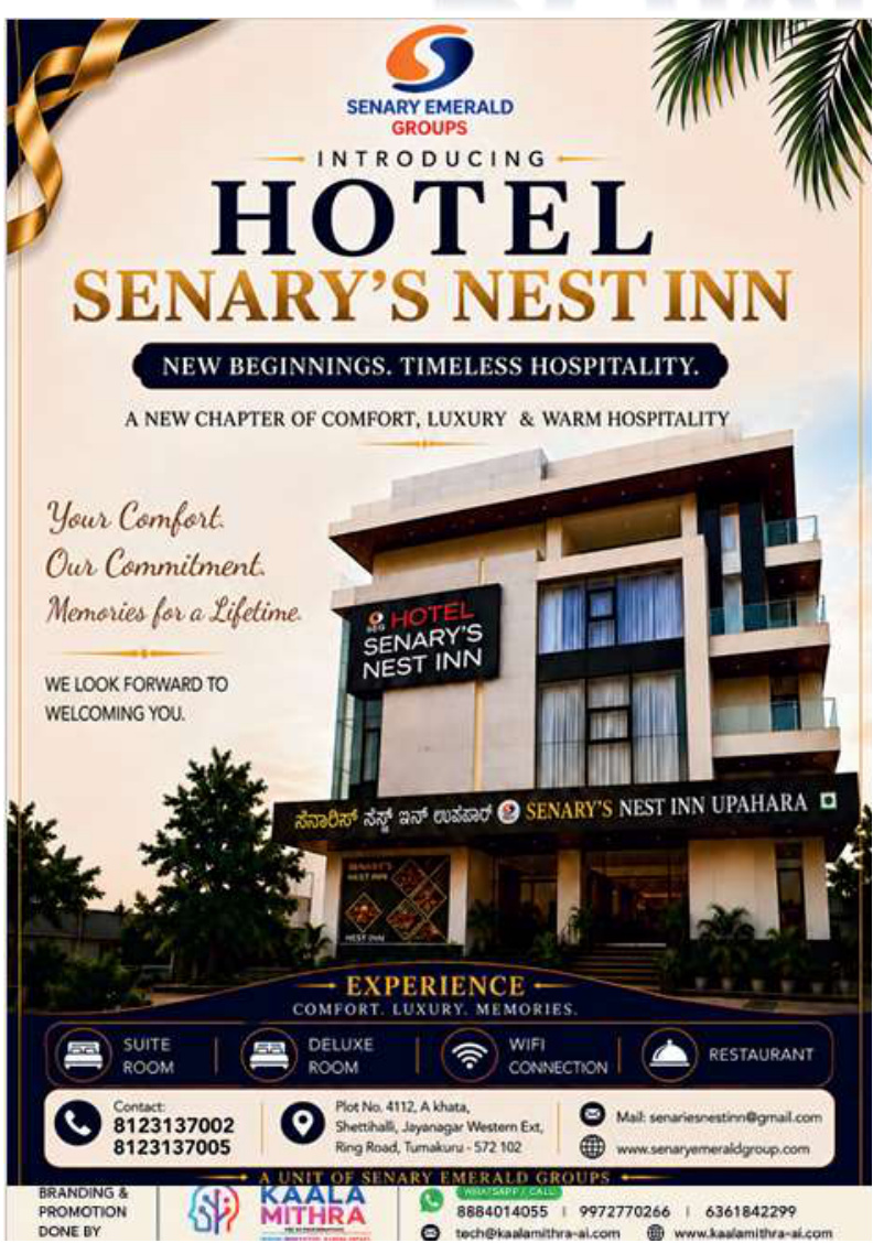 Hotel Senary's Nest Inn — Launch Branding, Pamphlets & Social Media preview