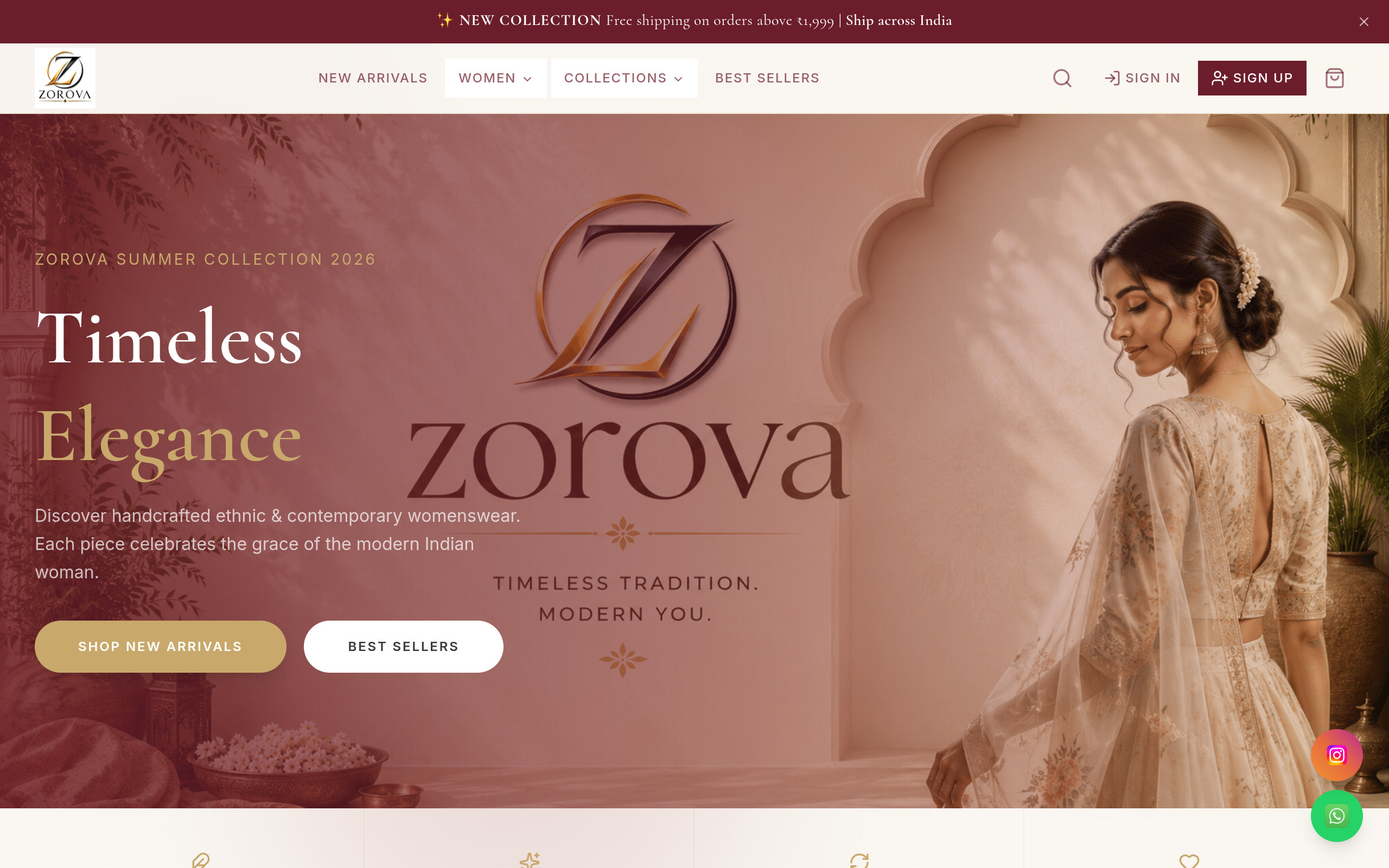 Zorova Fashion — E-Commerce Store & Social Media Engine preview
